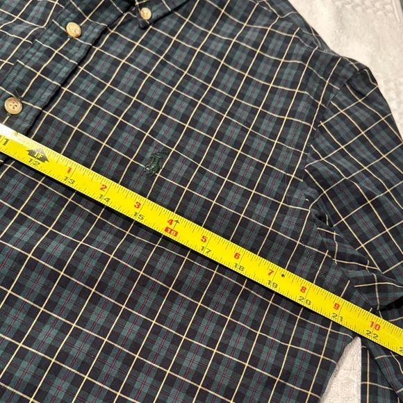 Ralph Lauren Blue Label Men's Plaid Shirt - Dark Blue and Olive - Picture 7 of 10